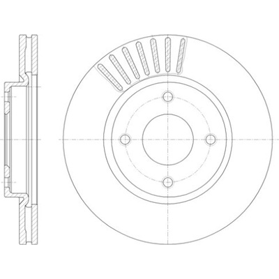 Brzdový kotúč REMSA 61410.10