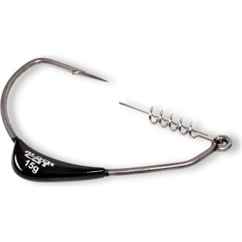 Black Cat Mega-Offset-Hook DG coating vel.12 15g 1 ks