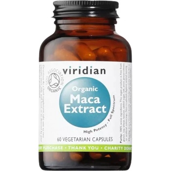 Image 1 of Viridian Organic Maca Extract 400 mg [60 капсули]