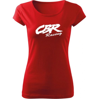 Tričko CBR racing dámske tričko Červená Biela