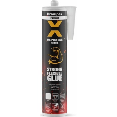 Hranipex Lepidlo H-polymer MS WHITE bílý hybridní polymer 290 ml