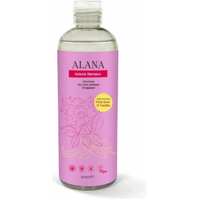 Alana Šampón na vlasy růže a vanilka 500 ml