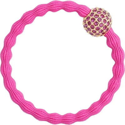 By Eloise London Bling Charms Disco Ball Ластик за коса за жени цвят Fuchsia