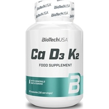 BiotechUSA Ca+D3+K2 90 kapslí