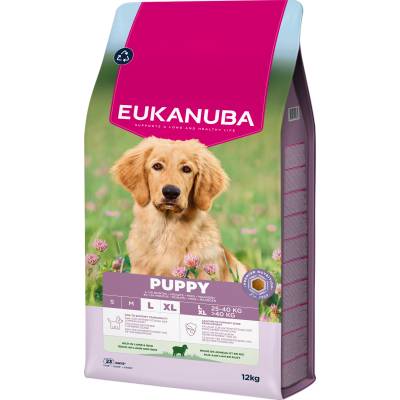 EUKANUBA Puppy & Junior Агнешко и ориз за големи породи 12кг