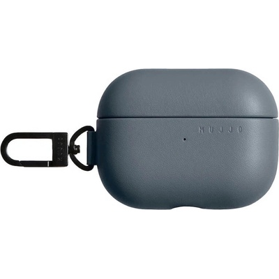 Mujjo Кожен (естествена кожа) кейс за Apple Airpods Pro 3 - Mujjo Echelon Leather Case (тъмносин) (MUJJO-AP-003-BS)