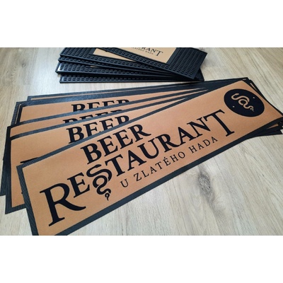 M+A Matting Barová podložka Premium s vlastním potiskem 225 x 830 mm cena za ks / při koupi ks: 50-99