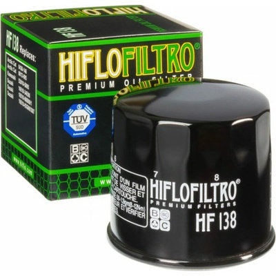 Hiflofiltro Olejový filtr HF138/C/RC