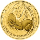 Česká mincovna Slovenský zlatý dukát k narodeniu dieťaťa Bocian 2023 s venovaním proof 3,49 g