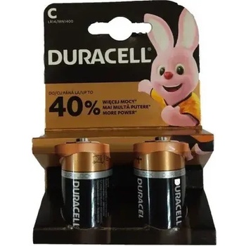 Duracell Алкална батерия duracell c lr-14 /2 бр. в опаковка/ 1.5v (dur-ba-lr14-basic)