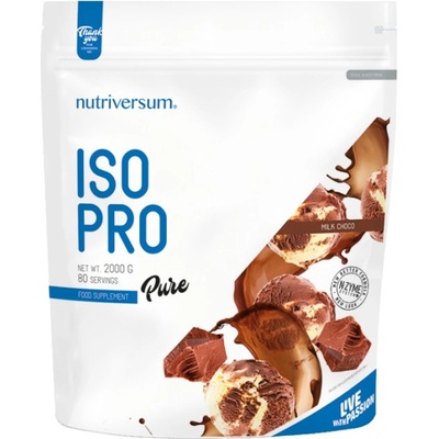 Nutriversum Iso Pro Pure Whey | Isolate with N-Zyme System [2000 грама] Млечен шоколад