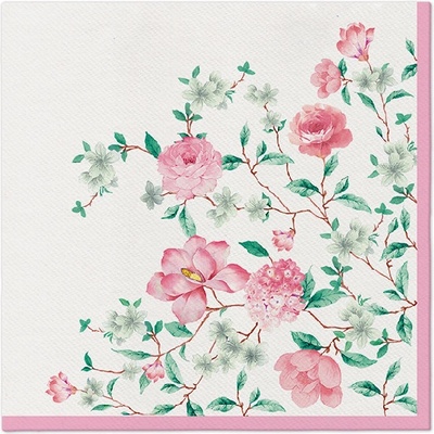 PAW Obrúsky Airlaid Pink Season 40x40cm