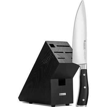 WÜSTHOF - Шеф нож CLASSIC IKON 20 см на стойка бук/черен (GG660)