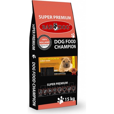 Bardog Puppy Medium Kuřecí 15 kg