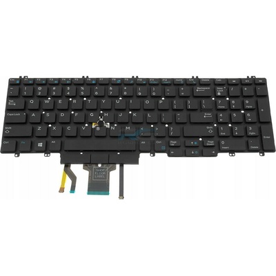 Klávesnice Dell Precision 17 7730 7740 / LED