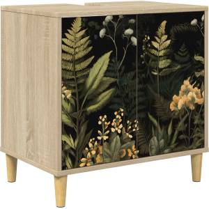 vidaXL Шкаф за баня RHENEN Сонома 60 x 40 x 60 см Инженерна дървесина (8007389)