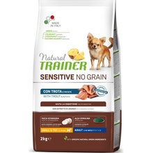 Trainer Natural Sensitive Dog NO GRAIN Mini pstruh 3 kg