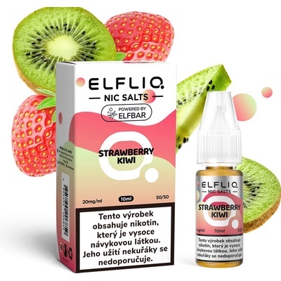 ELFLIQ Nic SALT strawberry a kiwi 10 ml 20 mg