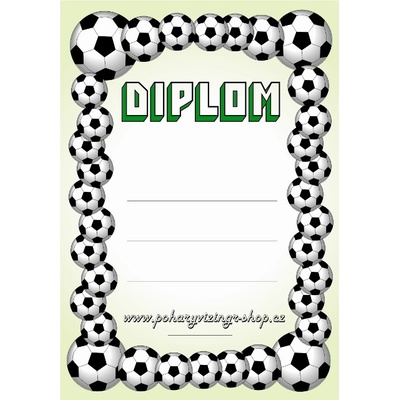 VIZINGR Fotbal diplom A4 č.44