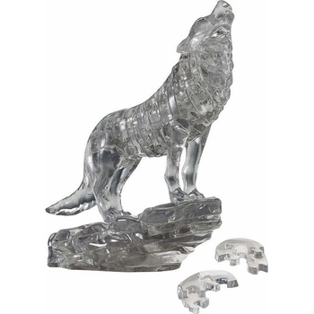 HCM Kinzel 3D Crystal puzzle Vlk 37 ks