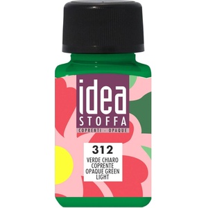 Maimeri Idea Stoffa Боя за плат Opaque Green Light 60 ml 1 бр (M5014312)