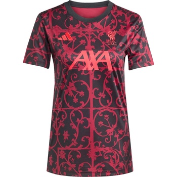 adidas Liverpool Pre Match Shirt 2025 2026 Womens - Black