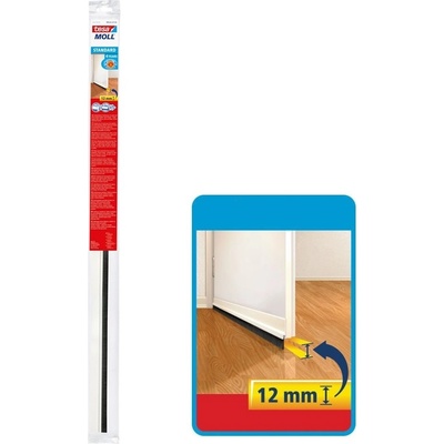 Tesniaca Lišta pod dvere biela 1m x 37mm do šírky špáry 12mm Tesa TESA 95433