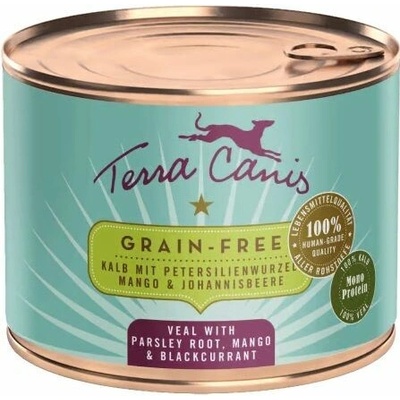 Terra Canis Grain-free Veal with parsley root mango & blackcurrant 200 g