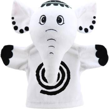 The Puppet Company Кукла за театър The Puppet Company - Моята първа кукла в черно и бяло, слонче (3835)