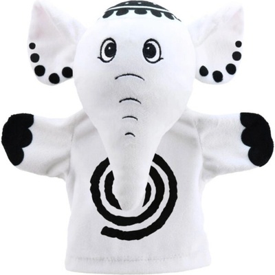 The Puppet Company Кукла за театър The Puppet Company - Моята първа кукла в черно и бяло, слонче (3835)