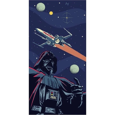 Carbotex osuška Star Wars motív Temný pán galaxie 70 x 140 cm