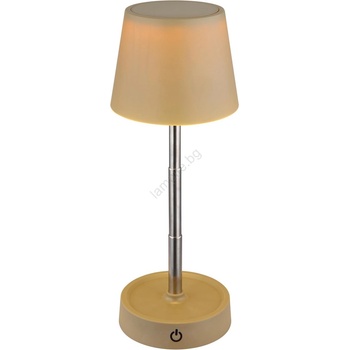 GLOBO 58446S - Димируема настолна LED лампа CARLOS, сензорно управление, презареждаема LED/1, 2W/3V 1200 mAh (GL8824)