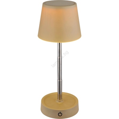 GLOBO 58446S - Димируема настолна LED лампа CARLOS, сензорно управление, презареждаема LED/1, 2W/3V 1200 mAh (GL8824)