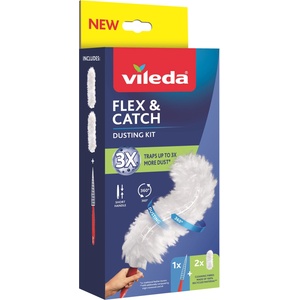 Vileda ЧЕТКА ЗА ПРАХ vileda flex and catch КЪСА ДРЪЖКА (179963)