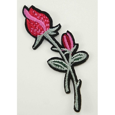 Nažehlovacia záplata - púčik - rozmer 7 cm x 2 cm