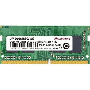 Transcend JetRam DDR4 8GB 2666MHz CL19 JM2666HSG-8G