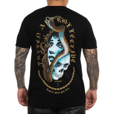 SULLEN мъжка тениска sullen - stegall skull - ЧЕРЕН - scm3831_jtbk