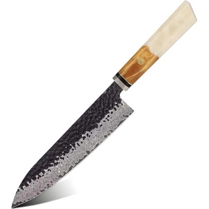 HARAHU Дамаски кухненски нож AI-37359 - Chef / Бял KP37359