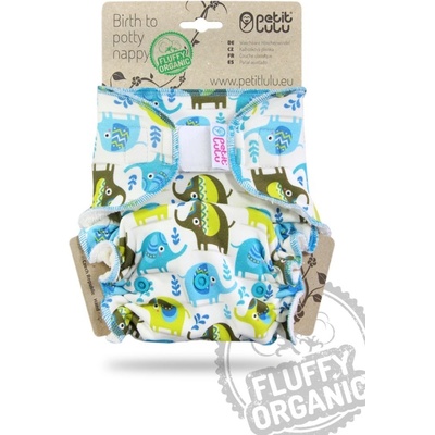 Petit Lulu Kalhotková plena Fluffy Organic SZ Slůňata