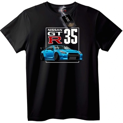 Тениска Nissan GT-R 35 - 6XL, White