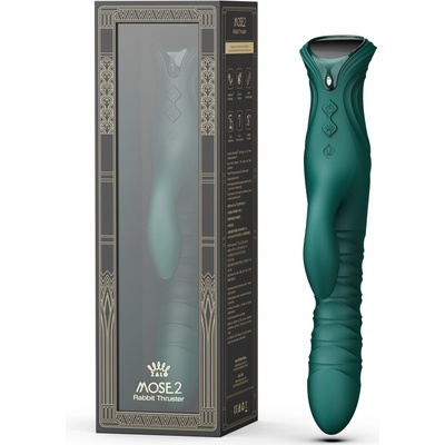 Zalo Mose 2 Thrusting Rabbit Vibrator Green