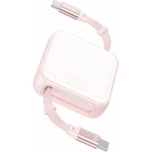 Wekome WDC-C22 výsuvný nabíjací a dátový USB-C na USB-C 1m ružový