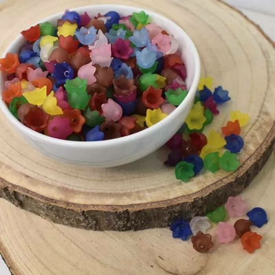 .Akrylové zvonečky 10x9x6,5mm - mix I. 1000 ks