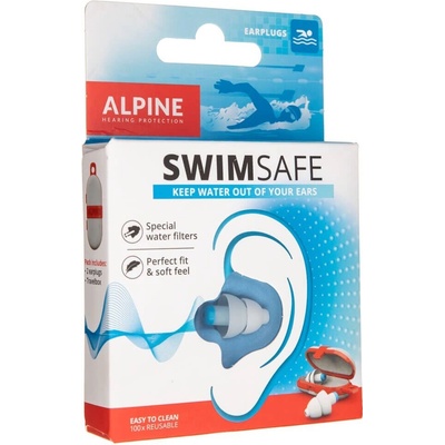 Alpine Štuple do uší SwimSafe na plávanie