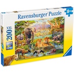 Ravensburger Пъзел Ravensburger от 200 XXL части - Животни от Саваната (12891) - baby