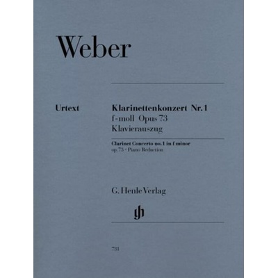 G. Henle Verlag Klarinettenkonzert nr.1 f moll op.73