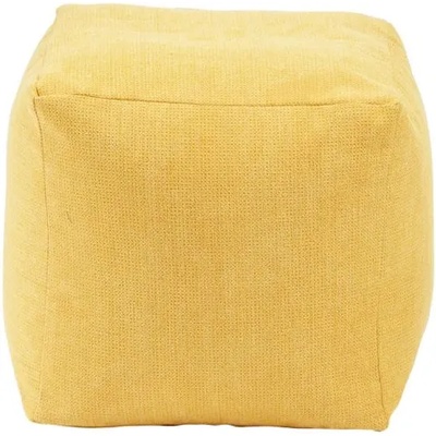 Pufrelax Пуф 130л. , Табуретка Куб XL - Terracotta Orange, Перящ се калъф, Гама Premium, Пълнеж от Полистиролни перли