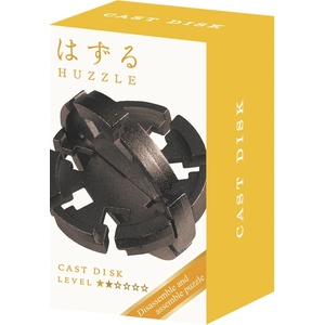 Hanayama Метален логически пъзел Hanayama - Mini Huzzle Cast Disk (515172)