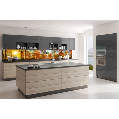 DIMEX ART Фототапет за кухня - цветна есенна гора 350 x 60 см