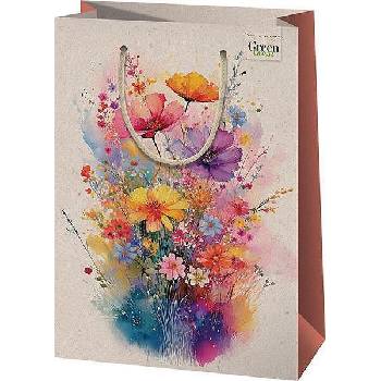Cardex Подаръчна торбичка Cardex, Цветен букет, М, 20х23см
